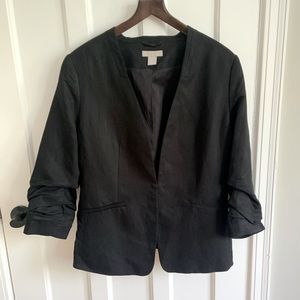 H&M linen blend blazer